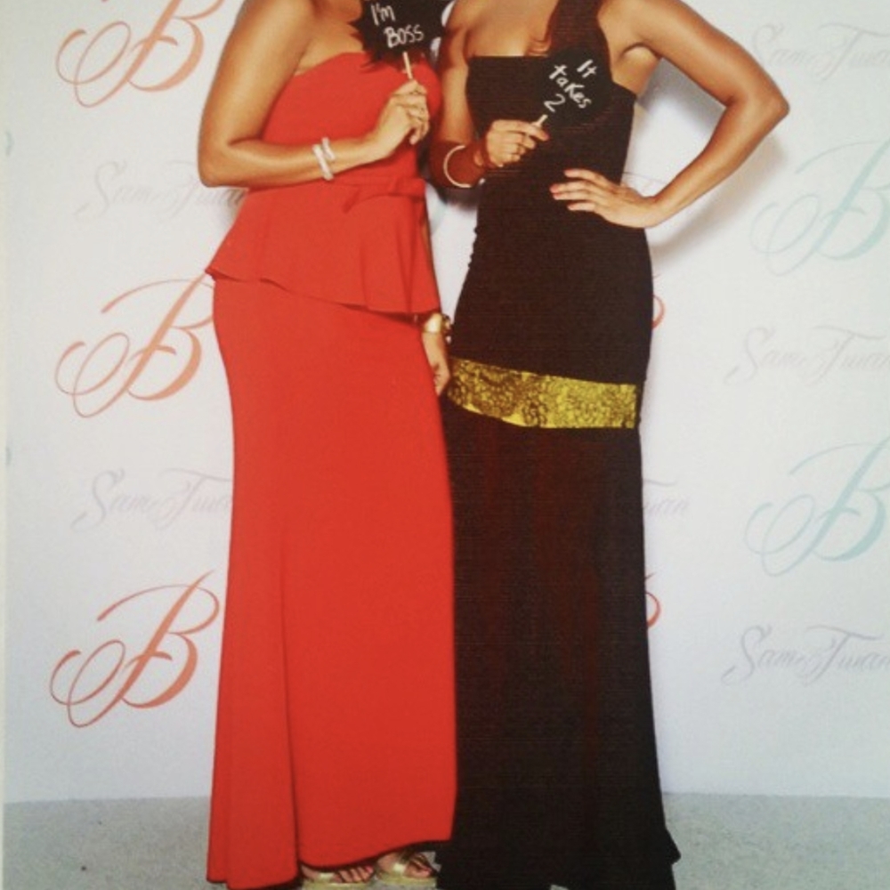 BCBG Black Jamysen gown